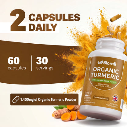 Biorali Organic Turmeric Capsules