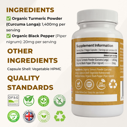Biorali Organic Turmeric Capsules
