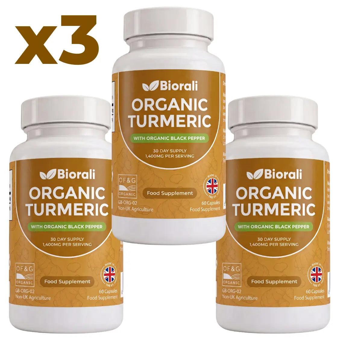 Biorali Organic Turmeric Capsules