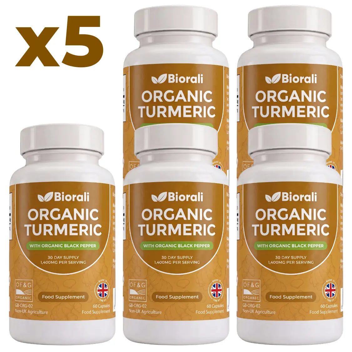 Biorali Organic Turmeric Capsules